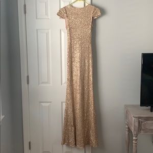SORELLA VITA Dresses - Sorella Vita Rose Gold Sequin Gown SORELLA VITA Dresses - Sorella Vita Rose Gold Sequin Gown